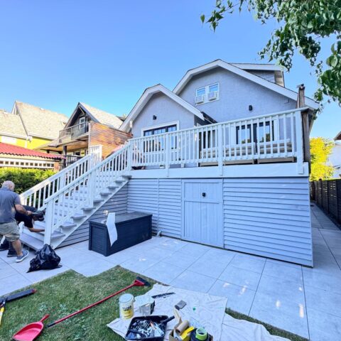 Exterior Deck & Staircase Renovation – Custom Wood Staircase