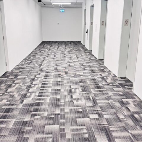 Commercial Hallway Renovation – Flooring & Interior Finishes