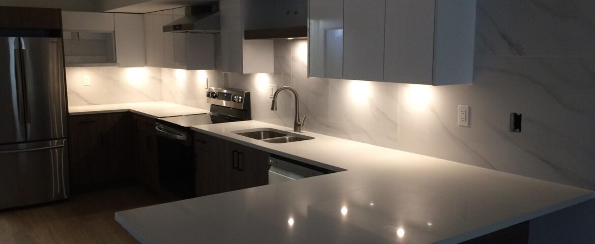 Modern Kitchen Renovation with Integrated Lighting